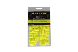 The Peltor Sport Blasts disposable earplugs hearing protection pack of 80 provide 32 decibels of noise reduction
